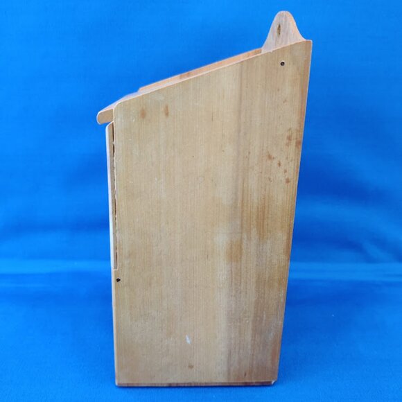 Vintage 1950s Wood Trading Stamps & Book Saver Box w/Flip Top - Picture 3 of 11